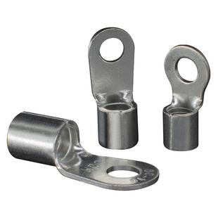 端头RNB5.5 L紫铜0.9厚1000个冷压圆形裸接线端子铜鼻线耳