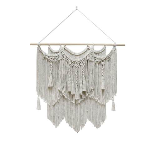 北欧编织挂毯卧室房间装饰品墙上墙面装饰挂件壁饰流苏挂毯