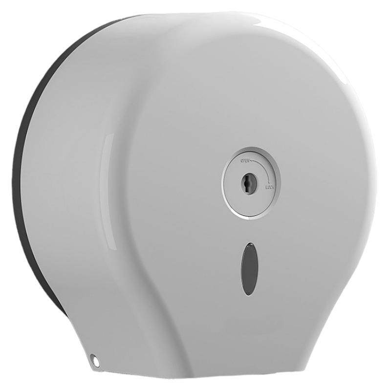 卫生间大卷纸盒壁挂式大盘纸盒酒店厕所卷纸筒商业用厕纸巾盒收纳