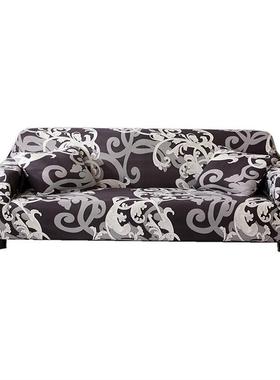 田布艺沙发套园包万能16543套防沙发垫弹力沙滑发巾组合全沙发布