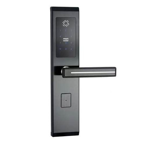 酒店半自动智能门锁不锈钢宾馆刷卡电子锁家用卧室民宿公寓密码锁