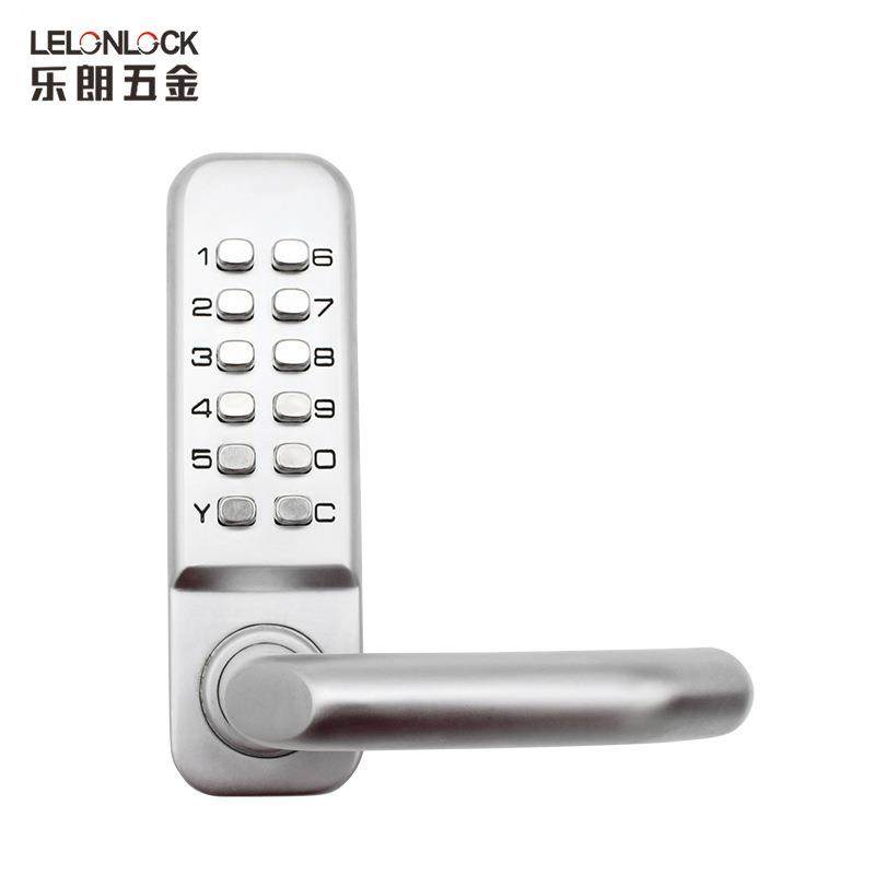 五金二代数字按键机械密码锁庭院出租屋大门专用数字密码锁