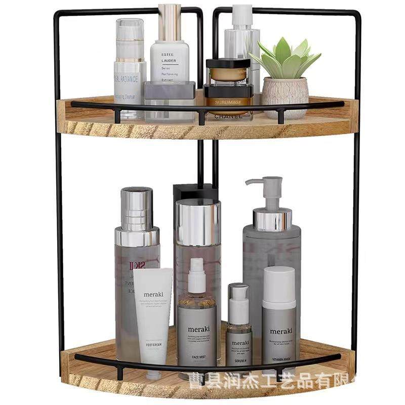 现货桌面角浴室台面多层收纳架木制扇形三调角整厨房料理置拐收纳,家装主材,卫浴置物架,淘宝优惠券,粉丝福利购,淘宝优惠卷