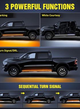 卡车踏1.5皮卡板c灯60in皮c转h70英寸150m180cm白色黄色向信号灯