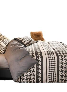 南通家纺180220新芦床上用品厂家荟网销家款纺1.8米四件套棉工厂