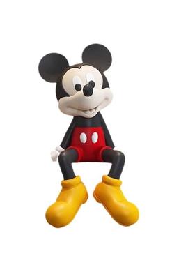 卡通坐姿米奇摆件入户玄关壁柜客厅酒柜电视柜桌面装饰品网红潮玩