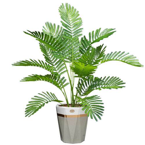 仿真绿植18叶散尾葵棕榈树桫椤含羞草植物人造凤尾竹家居装饰