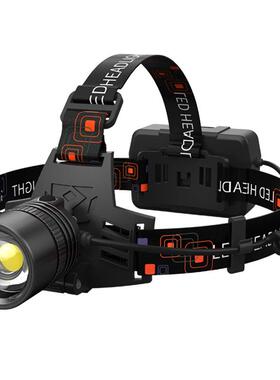 SF-604P100灯芯白光黄光强光头灯充电超亮头戴式超长续航户外