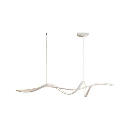 餐厅吊灯现代简约极简led餐桌灯1.6米创意设计师吧台灯长条饭厅灯