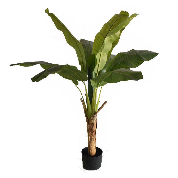 北欧风芭蕉树PE香蕉叶盆栽客厅酒店庭院景观装饰摆件仿真绿植植物