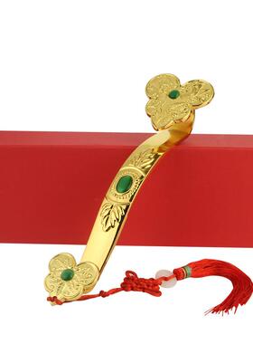 合金如意摆件家居饰品吉祥如意摆件摆饰金属工艺品