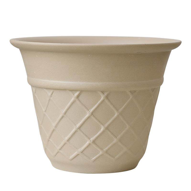 冰淇淋甜筒花盆粗陶无釉手工陶瓷绿植透气陶土盆栽奶油陶盆ins,家居饰品,花盆,淘宝优惠券,粉丝福利购,淘宝优惠卷