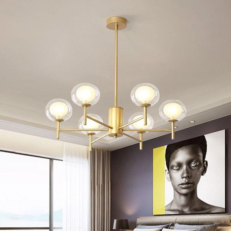 E餐D北欧灯具L创意个性简约现魔代客厅吊灯卧室厅分子服装店品格