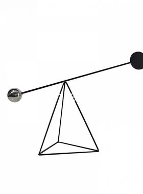 简约现代创意金属摆件样板房轻奢软装饰品电视柜玄关酒柜家居摆设