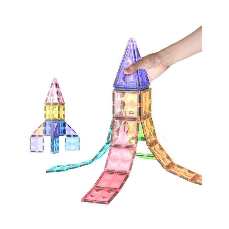 儿童磁力片男女孩钻面彩窗积木益智拼装轨道强磁拼图玩具礼物,玩具/童车/益智/积木/模型,磁力片/磁性棒/磁性积木,淘宝优惠券,粉丝福利购,淘宝优惠卷