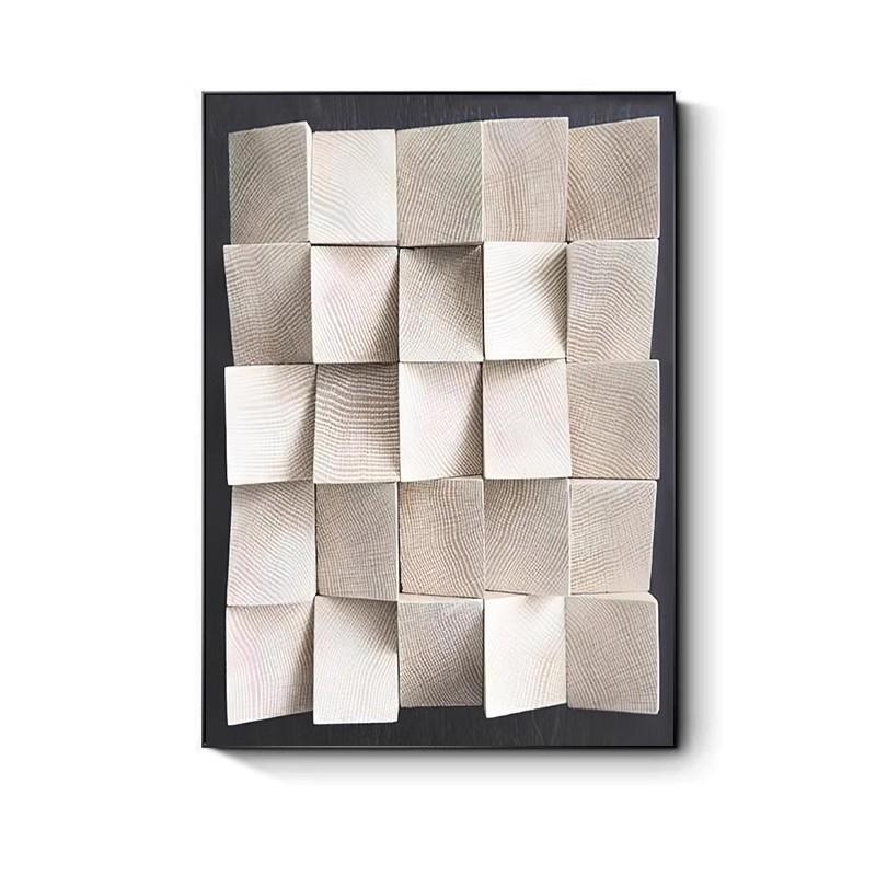 黑白抽象灰HM-11艺术客厅高装饰道壁画档轻奢简约侘寂风玄关走廊