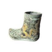 仿古做旧青铜器铜鎏金家居办公室工艺品装 饰摆件