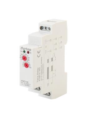 专业生产导轨通电延时时间继电器ATMT2-M2时间可调12-240VAC/DC