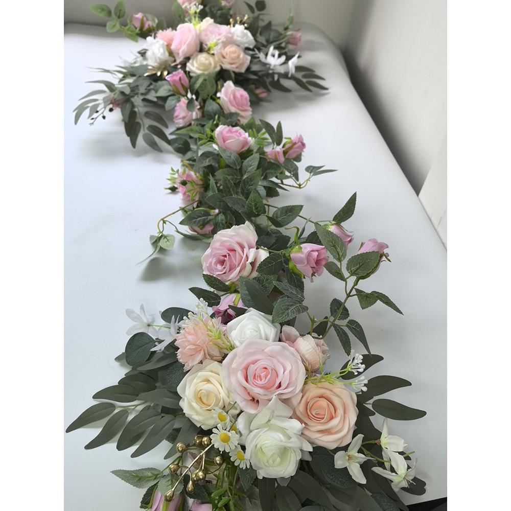 1.8米仿真玫瑰花藤藤条玫瑰植物藤条仿真花玫瑰手工扎花装饰