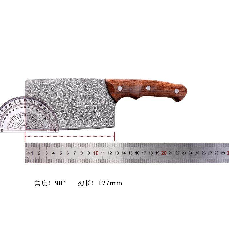 大马士革钢小菜刀家用切片刀女士高硬度锋利VG10不锈钢外贸刀,居家日用,厨房剪刀,淘宝优惠券,粉丝福利购,淘宝优惠卷