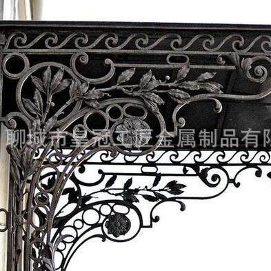 铁艺雨棚别墅室外入户门顶棚锻打庭院装饰顶棚庭院花园防雨棚