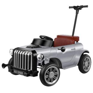 新款儿童电动汽车带遥控四轮可站大人亲子车宝宝溜娃玩具车可坐人