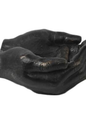 创意抽象塑雕人物雕塑摆件手掌手指人脸摆设别墅客厅家居装饰清仓