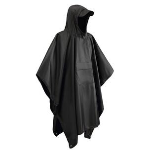 三合一斗篷雨衣户外天幕露营PU涤塔夫多功能徒步雨披斗篷式