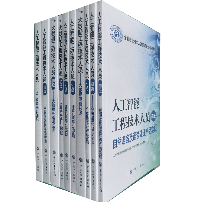人工智能工程技术人员人工智能基础知识初级应用产品集成实现大数据处理与应用