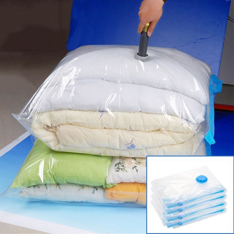 Vacuum Storage Bags for Clothes Quilt Down Jacket Travel Ho