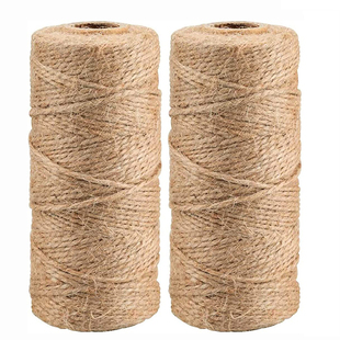 1MM 2MM Natural Vintage Jute Rope Cord String Twine Burlap