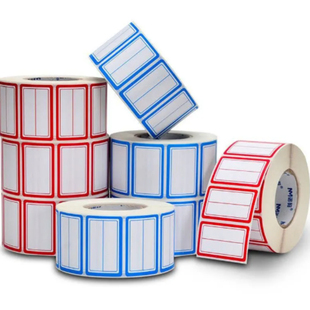 Colorful Plain Name Tag Labels 1000 Stickers Name Tag Sticke