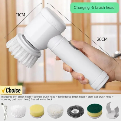Electric Spin Scrubber,Bathroom Cleaning Brush Power Scrubbe