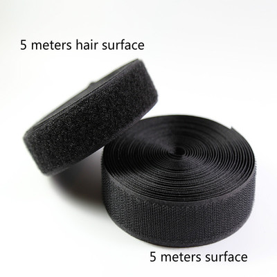 metersBlack and white Velcro Hook fastener tape nylon stic