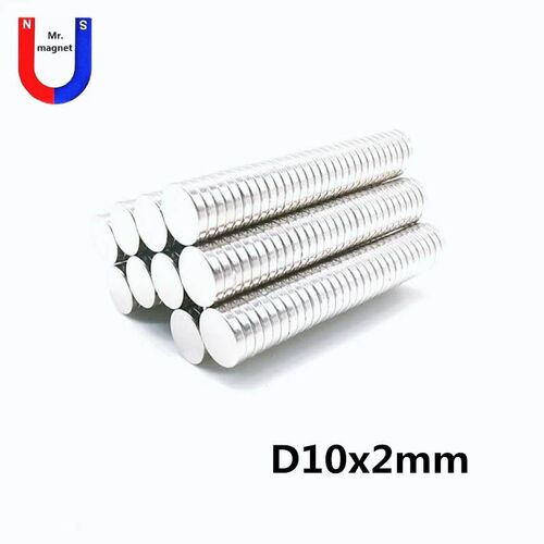 100pcs 10x2 magnet super strong neodymium magnets 10*2 mm