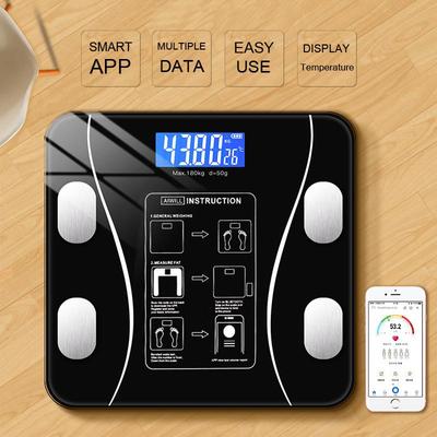 Bluetooth Scales Floor Body Weight Bathroom Scale Smart Back