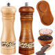 Pepper And Grinder Manual Wooden Salt Mills Multi