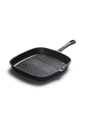 24cm Cast Iron Steak Grill Frying Pan Dish Uncoated Western
