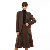 LOLO 领气质新年衣服83128A001 裙西服衬衫 MIRIAM26春套装 a字西装