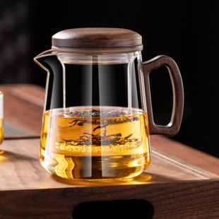 加厚耐高温玻璃茶壶茶水分离家用办公过滤泡茶壶功夫茶具花茶壶