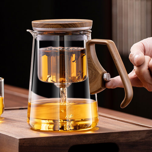 顶壶磁吸飘逸杯家用办公泡茶壶