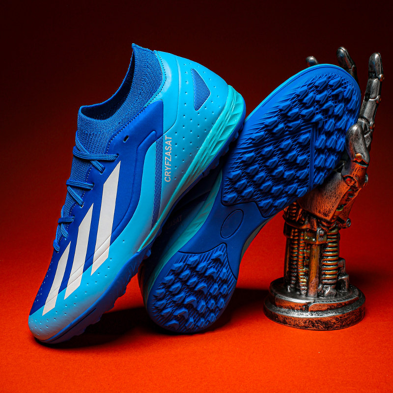 回力猎鹰足球鞋男款专用儿童长钉AG碎钉TF小学生青少年无鞋带套脚