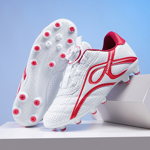 回力2026儿童足球鞋夏季网面透气TF碎钉免系带男女童小学生训练鞋