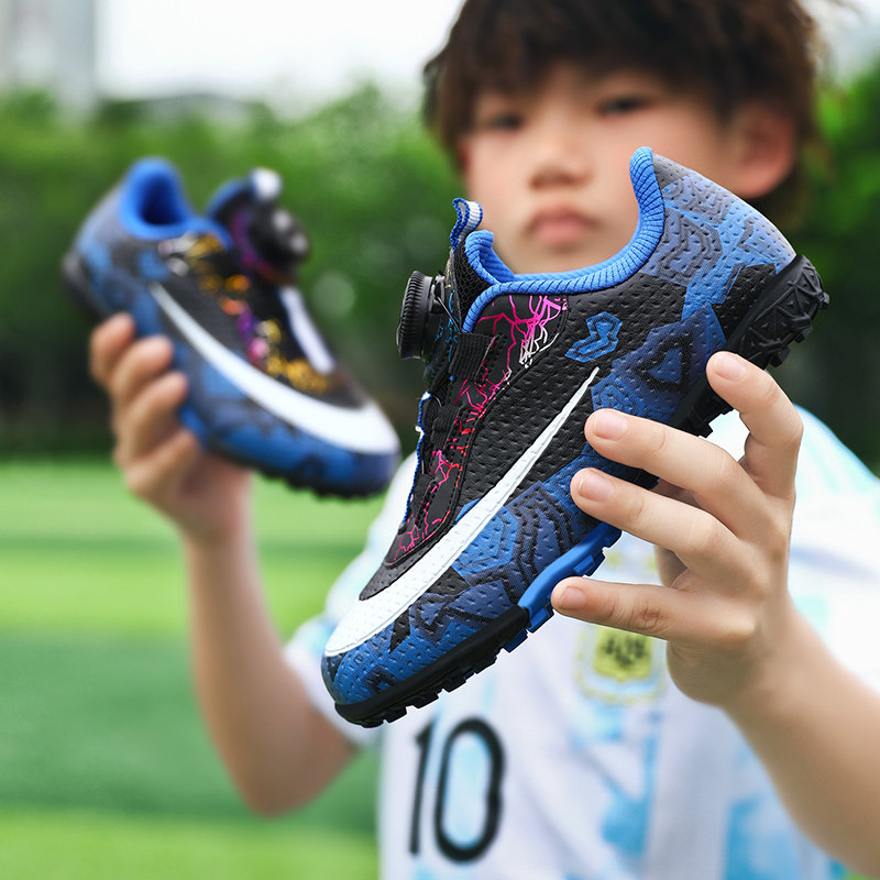 回力儿童足球鞋女孩碎钉TF小学生足球鞋男童训练专用女童足球鞋