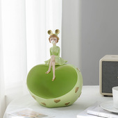 入户玄关进门钥匙收纳摆件客厅电视柜鞋 柜家居装 饰品乔迁新居礼物