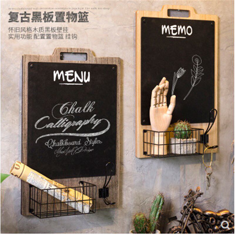 好货复古木板告示牌壁挂餐饮店奶茶店铺工业风墙面装饰留言板创意