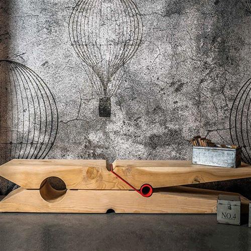 定做北欧个性创意实木长凳民宿原木夹子长条凳电视柜家用入户换鞋