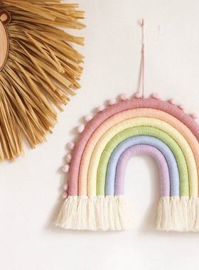 6 Layers Nordic Woven Rainbow Tapestry Home Decor Wall Hangi