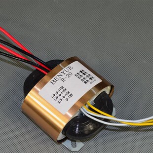 R牛变压器足功率30W 前级电源 双15四线 器 DAC解码 极速R20