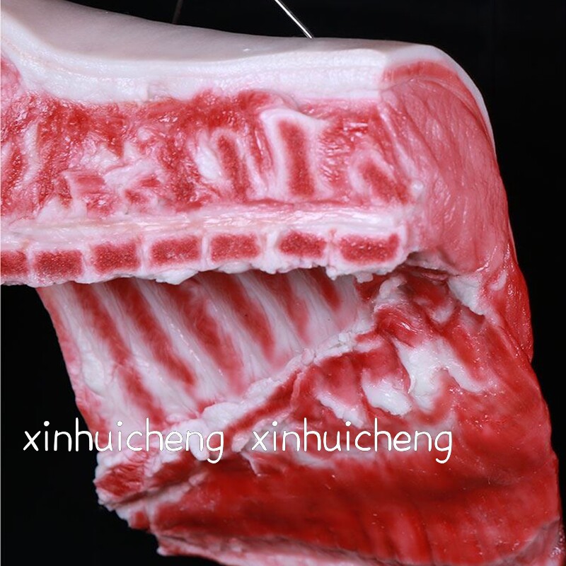 极速仿真食物模型假菜生肉猪肉条腊肉羊排五花肉猪蹄猪头食品样品